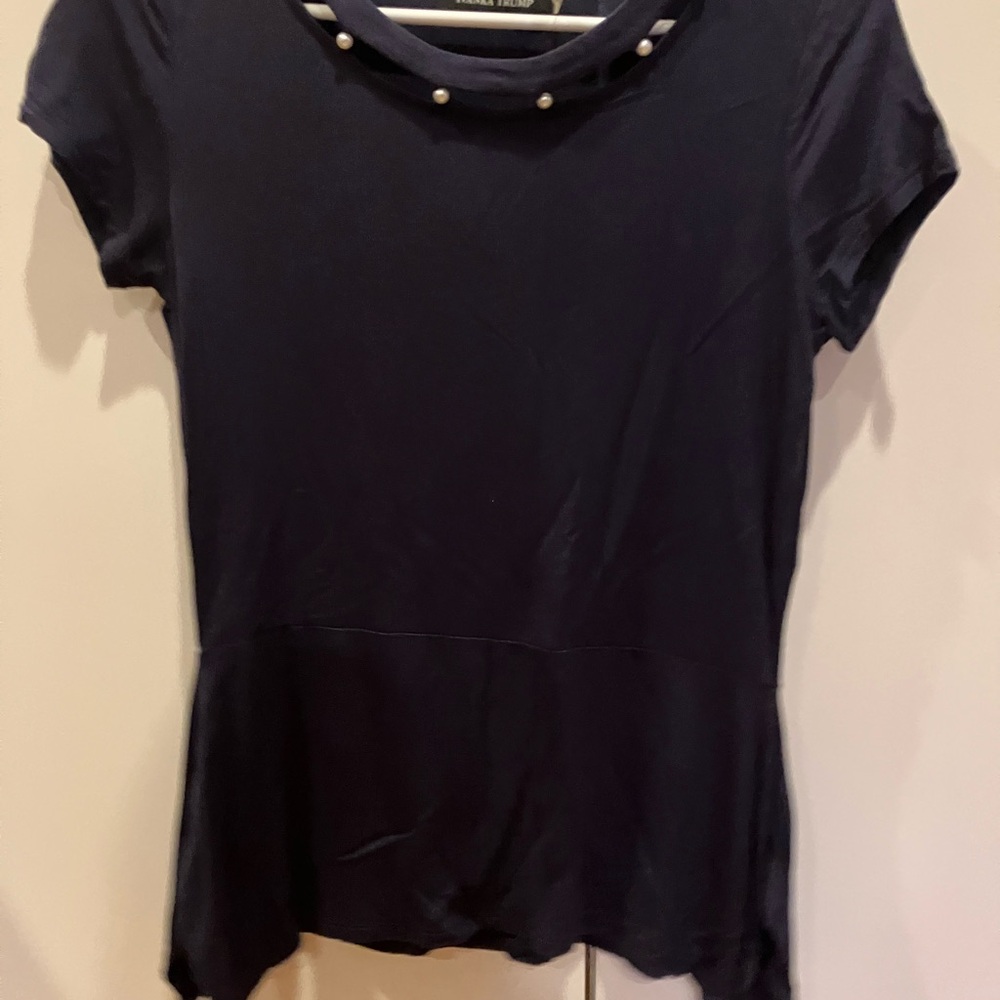 Ivanka Trump blue top XS